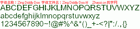 查看字体及作者详细介绍