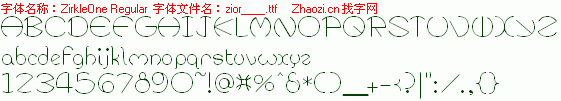 查看字体及作者详细介绍