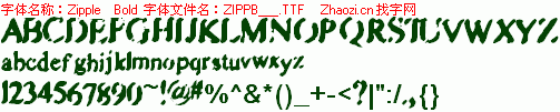 查看字体及作者详细介绍