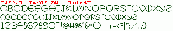 查看字体及作者详细介绍