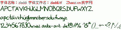 查看字体及作者详细介绍