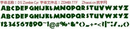 查看字体及作者详细介绍
