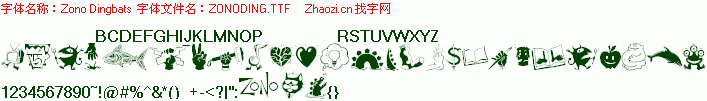 查看字体及作者详细介绍