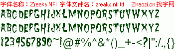 查看字体及作者详细介绍