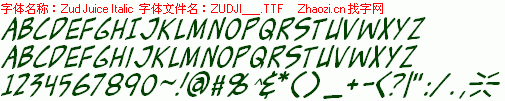 查看字体及作者详细介绍