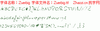 查看字体及作者详细介绍