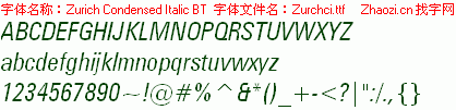 查看字体及作者详细介绍