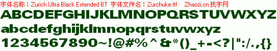 查看字体及作者详细介绍