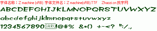 查看字体及作者详细介绍
